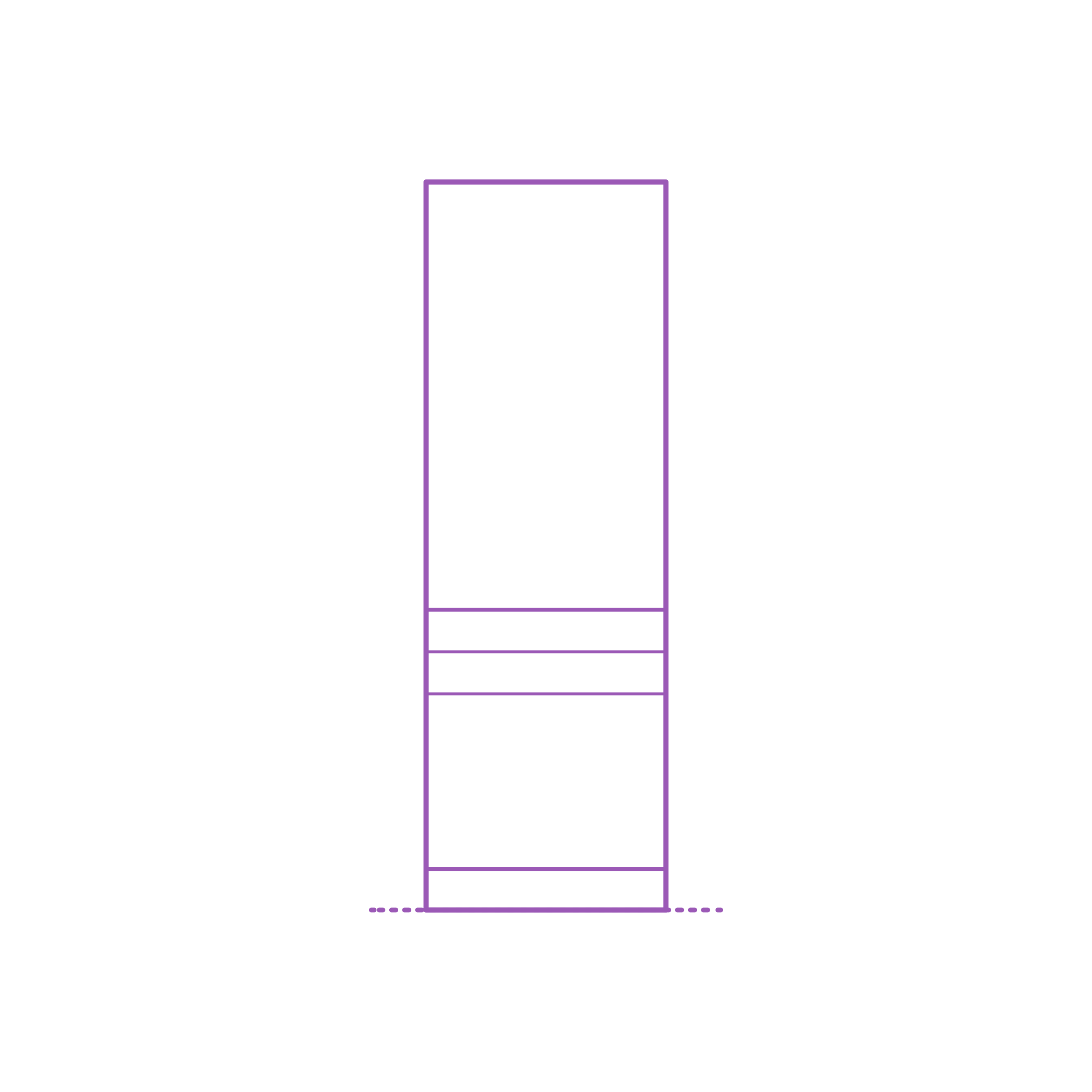 Fixtures Kitchen Cabinetry Ikea Sektion High Cabinet 2 Doors 2 Drawers Split Simple Line Art Svg Free Vectors